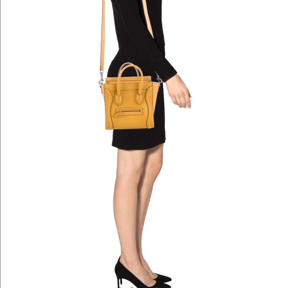 🔥SOLD 🔥Mustard yellow Celine Nano - Picture 2 of 5